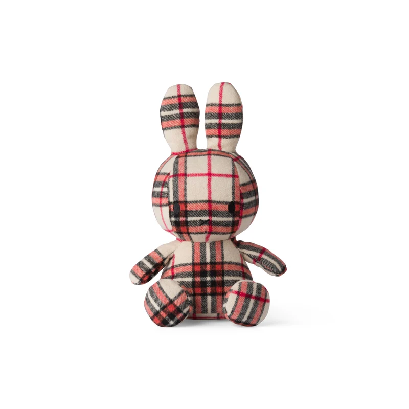 Miffy Sitting Check Beige - 33 cm