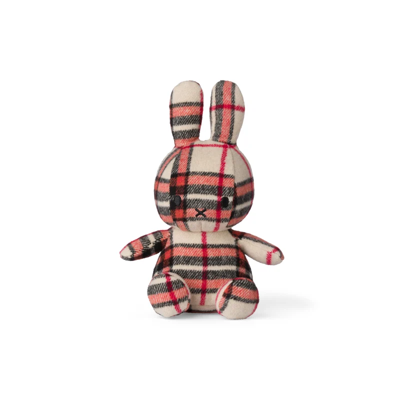 Miffy Sitting Check Beige - 23 cm