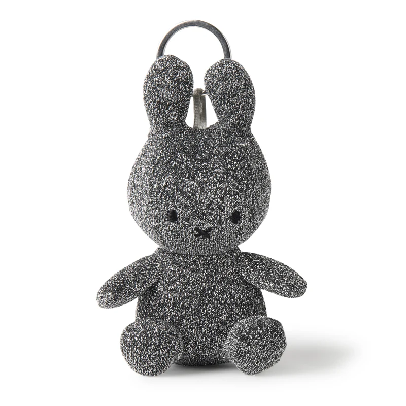 Miffy Keychain Sparkle Silver - 10 cm