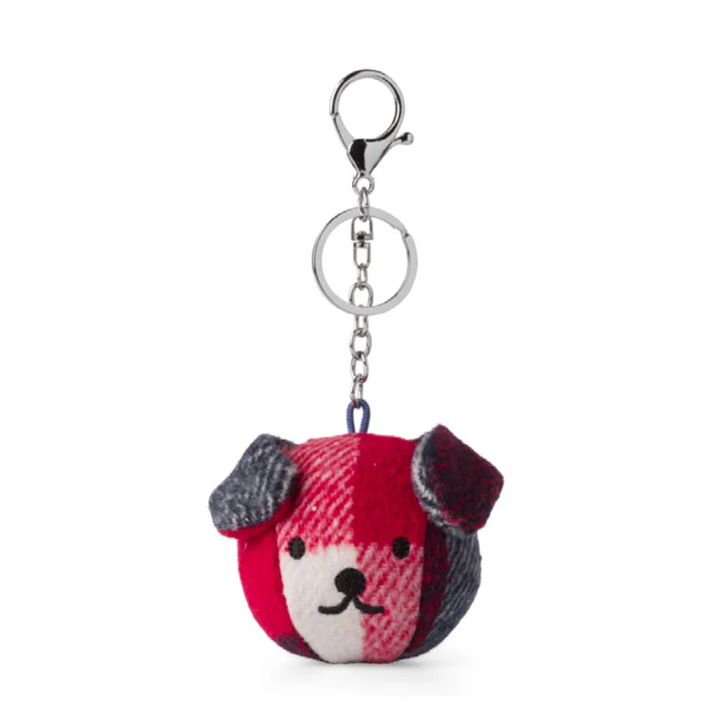 Miffy Snuffy Bag Hanger Checkered Red / Blue - 10 cm