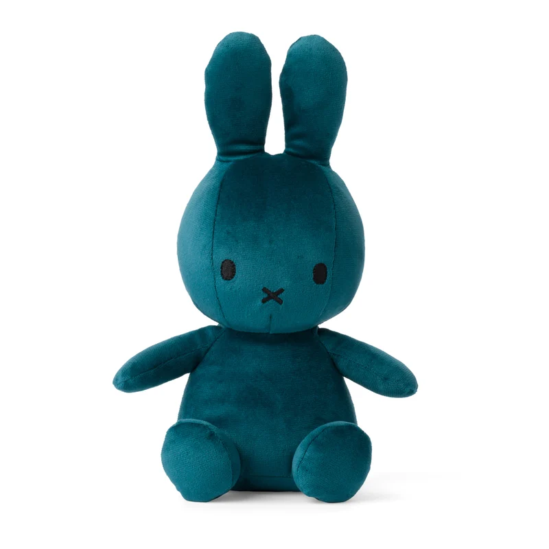 Miffy Sitting Velvetine Opal Blue - 23 cm