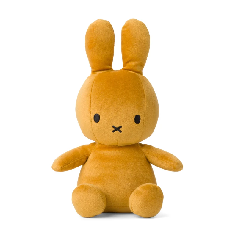 Miffy Sitting Velvetine Ochre - 23 cm