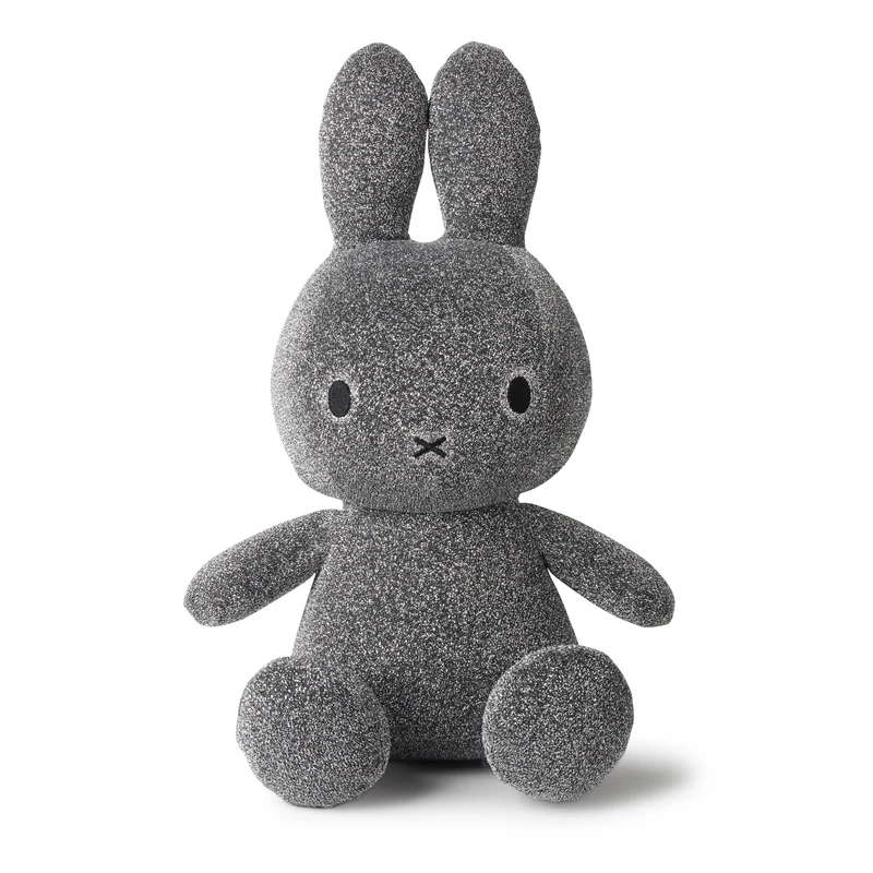 Miffy Sitting Sparkle Silver - 33 cm