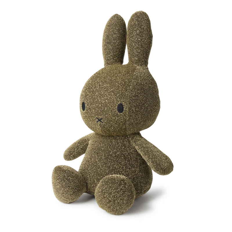 Miffy Sitting Sparkle Gold - 33 cm