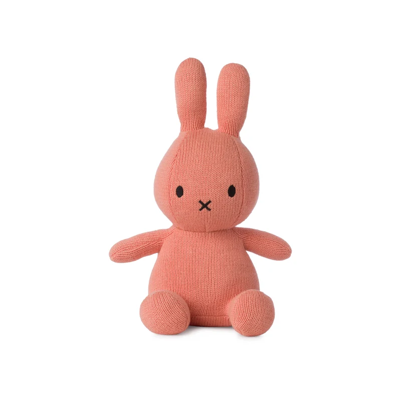 Miffy Sitting Organic Cotton Peachy Pink - 23 cm