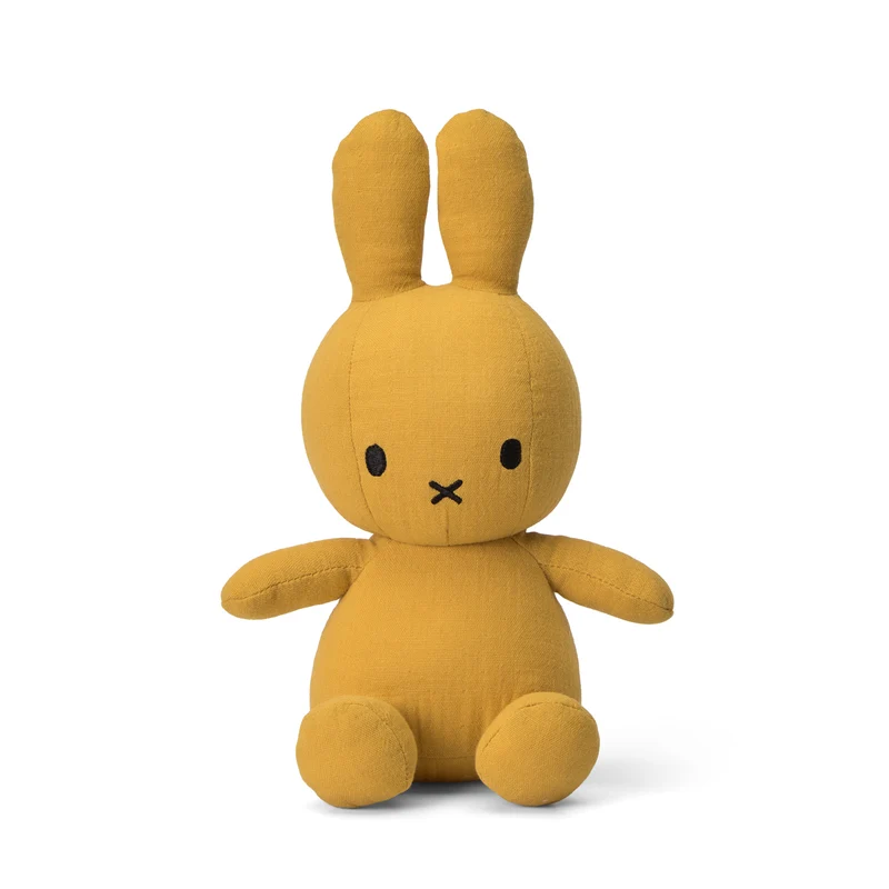 Miffy Sitting Mousseline Yellow - 23 cm