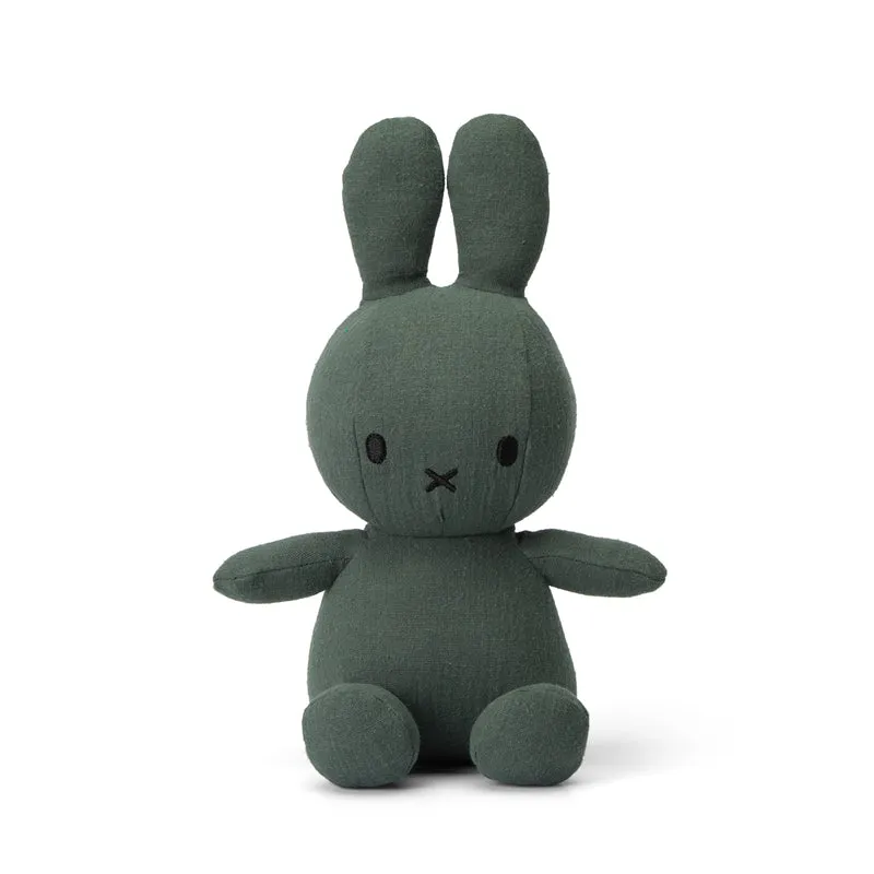 Miffy Sitting Mousseline Green - 23 cm