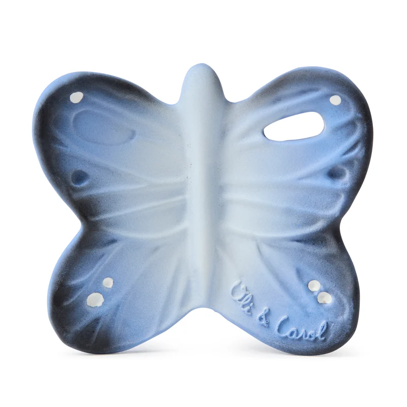 Oli & Carol Chewy-to-Go Blues the Butterfly Teether