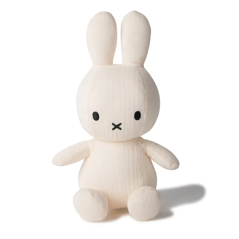 Miffy Sitting Mousseline Cream - 23 cm