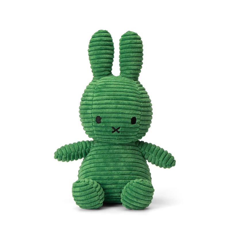 Miffy Sitting Corduroy Spring Green - 23 cm