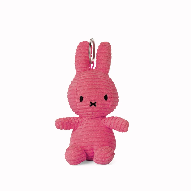 Miffy Keychain Corduroy Bubblegum Pink - 10 cm