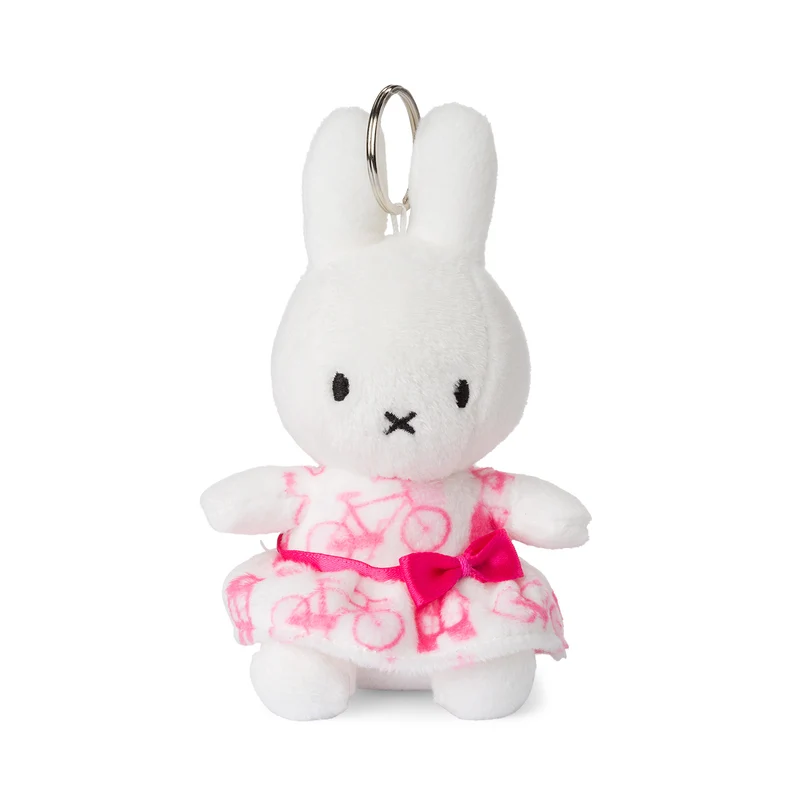 Miffy Pink Dress Keychain - 10 cm
