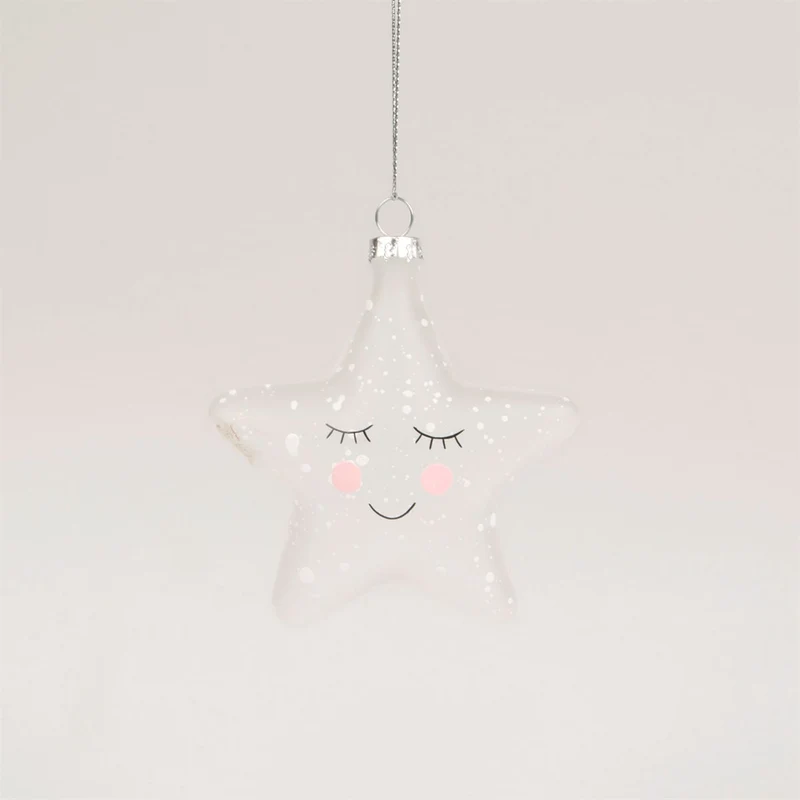 RJB Stone Sweet Dreams Speckled Star Bauble