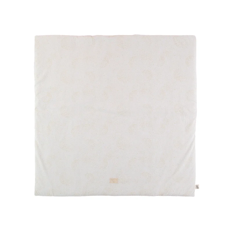 nobodinoz Colorado Square Playmat Gold Bubble/White