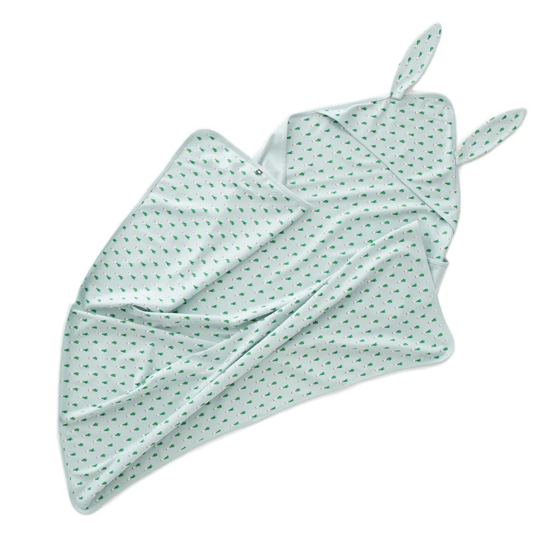 Oeuf Bunny Blanket Leek Print OS