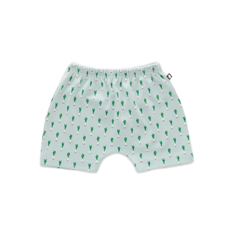 Oeuf Baby Shorts Leek Print