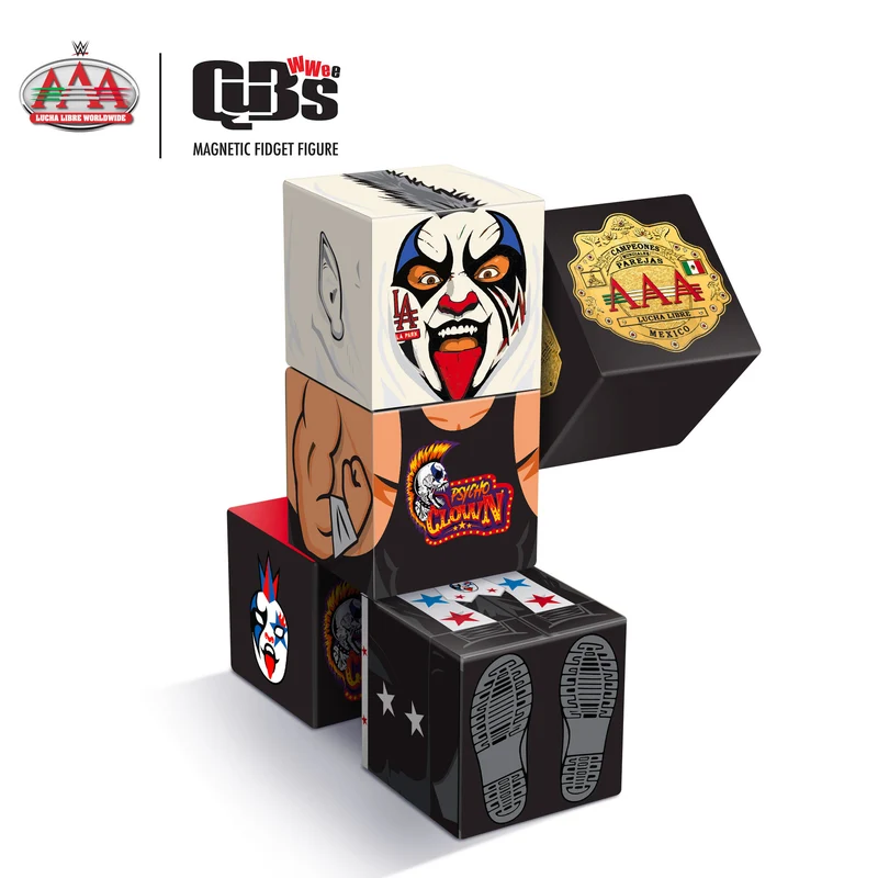 AAA Psycho Clown Qubee Magnetic Fidegt Figure