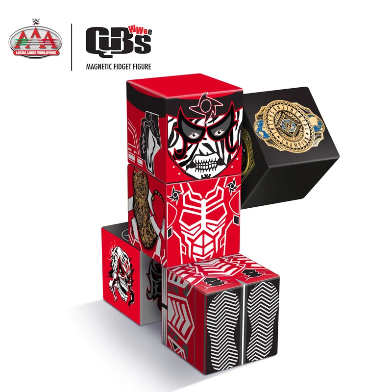 AAA Penta - Red IC Champion Qubee Magnetic Fidget Figure