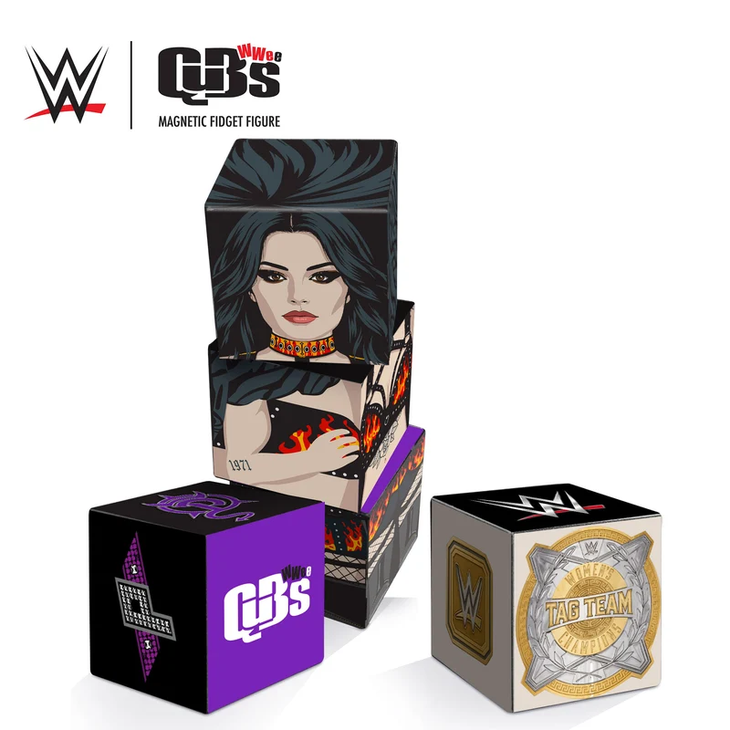 WWE Paige Qubee Magnetic Fidget Figure