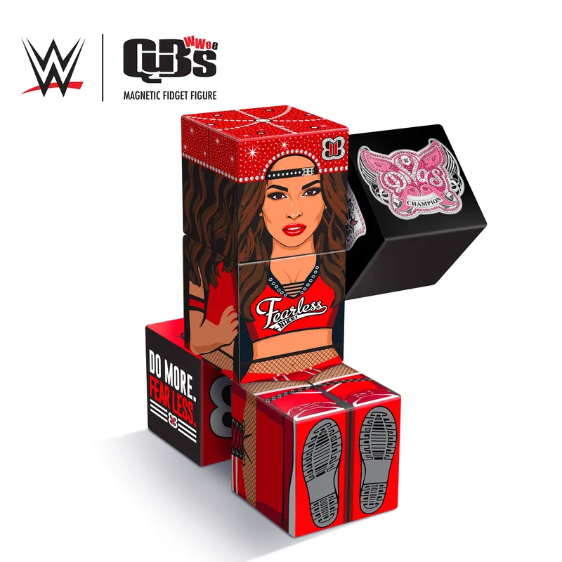 WWE Nikki Bella QuBee Magnetic Fidget Figure