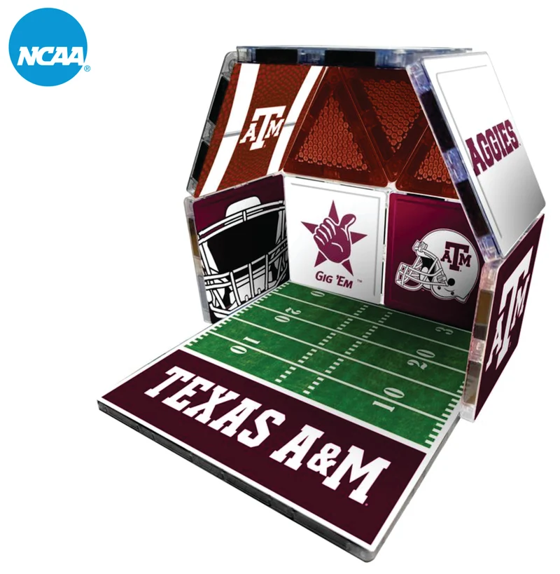 Texas A&M Aggies® 17-Piece Fan-Tiles Magnetic Building Set
