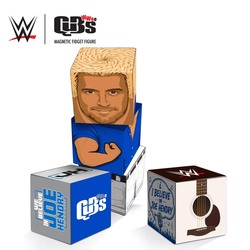 WWE Joe Hendry Qubee Magnetic Fidget Figure