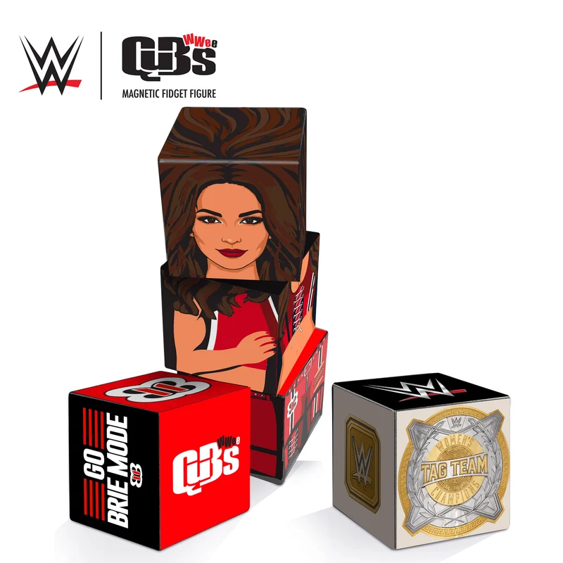 WWE Brie Belle Qubee Magnetic Fidget Figure