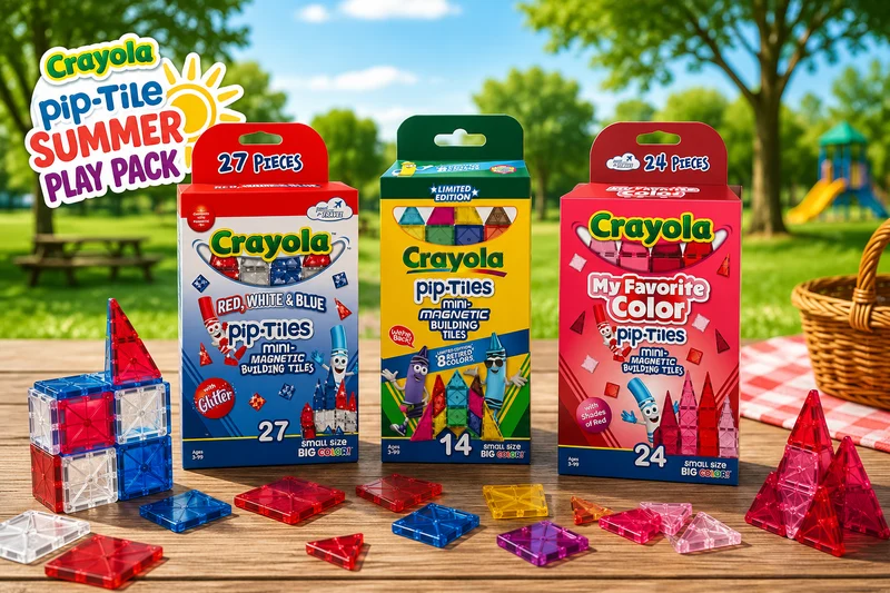 Crayola pip-Tile Summer Fun Bundle 3-sets