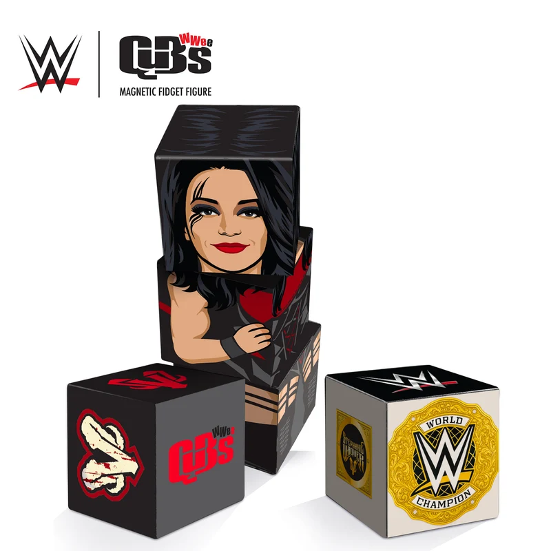 WWE Stephanie Vaquer Qubee Magnetic Fidget Figure