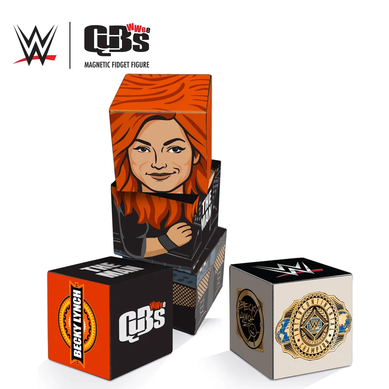 WWE Becky Lynch Qubee Magnetic Fidget Figure