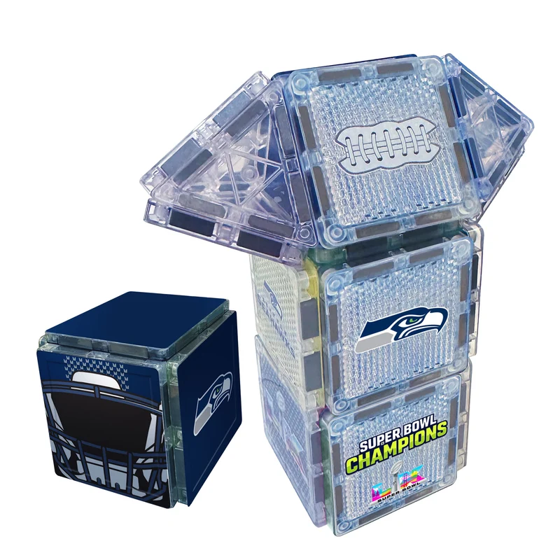 Seahawks Super Bowl 60 Champion Fan-Tile MagneticSet