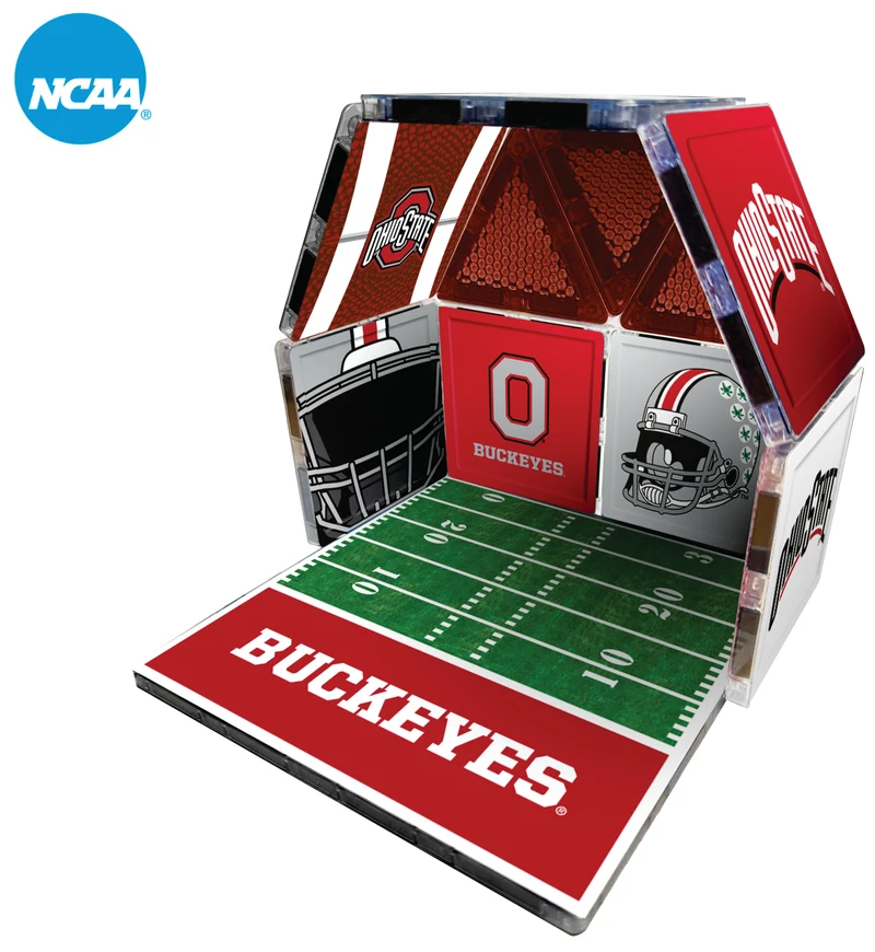 Ohio State Buckeyes 17 Piece Magnetic Fan-Tile Set