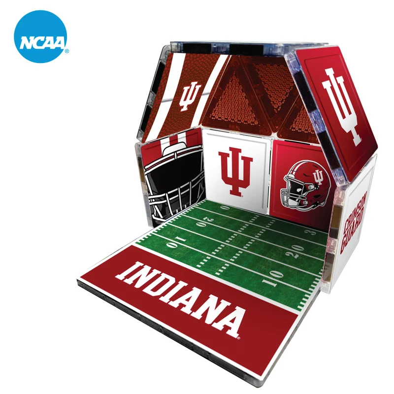 INDIANA HOOSIERS 17 Piece Magnetic Fan-Tile Set