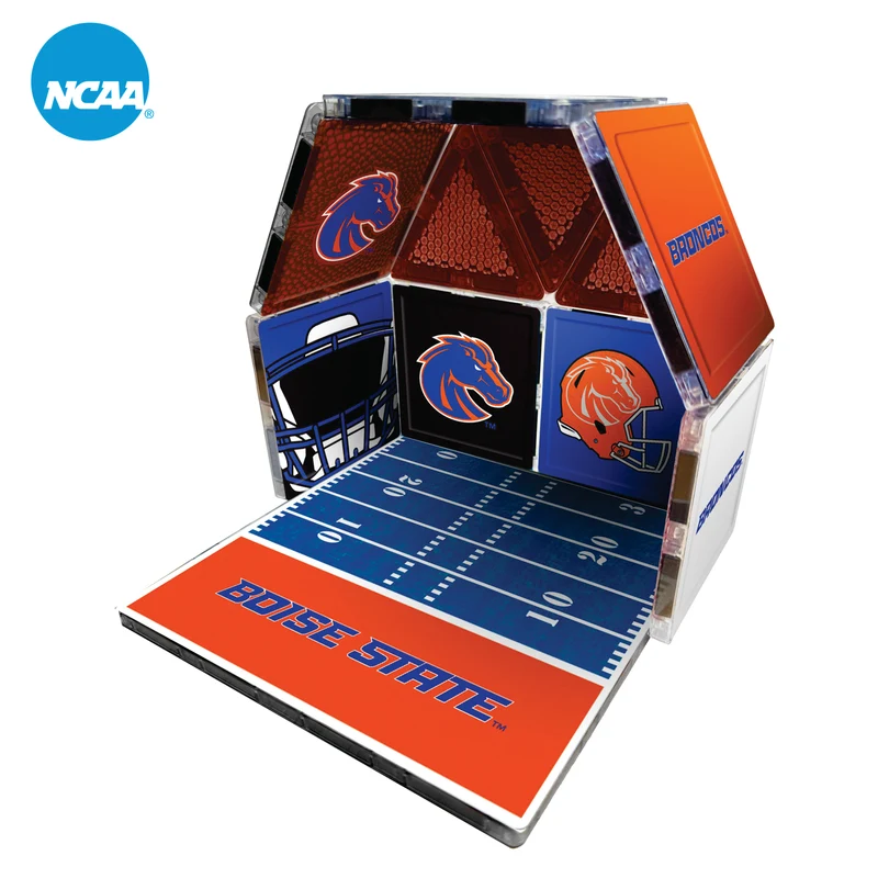 BOISE STATE BRONCOS 17 Piece Magnetic Fan-Tile Set
