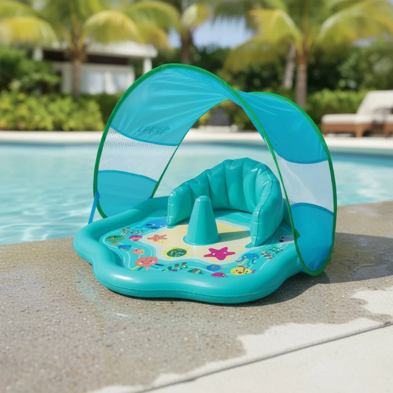 SplashPlay – Säker & rolig – Babypool med solskydd