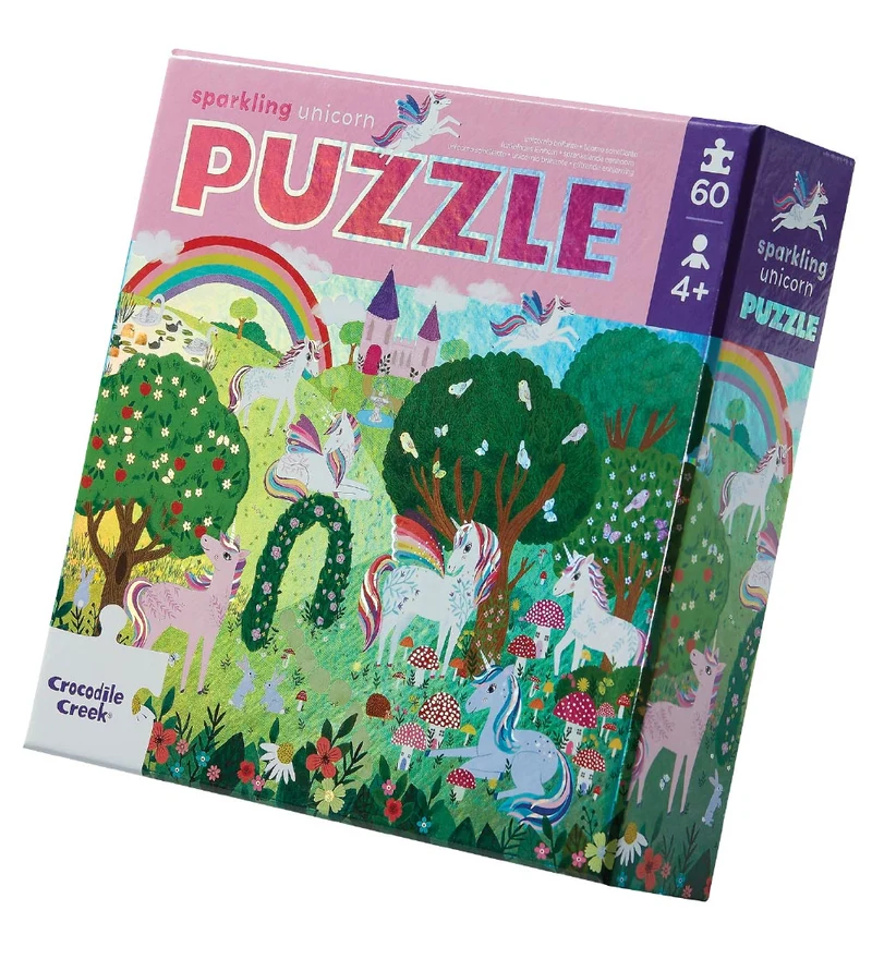 Pussel | Sparkling Unicorn | 60 bitar