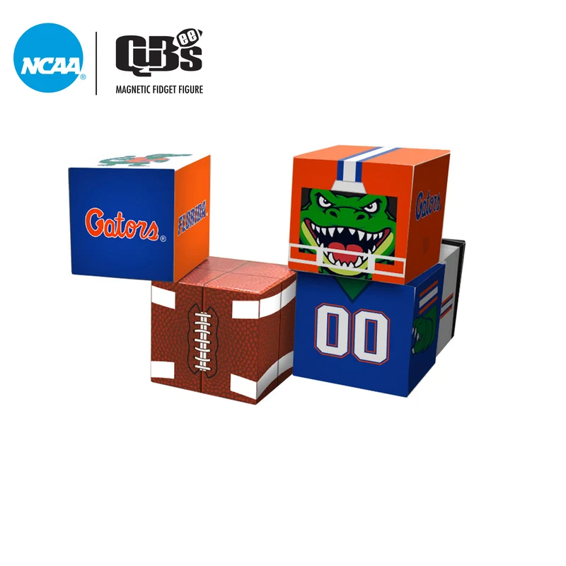 Florida Gators Magnetic Qubees Fidget Building Cubes Home Jersey