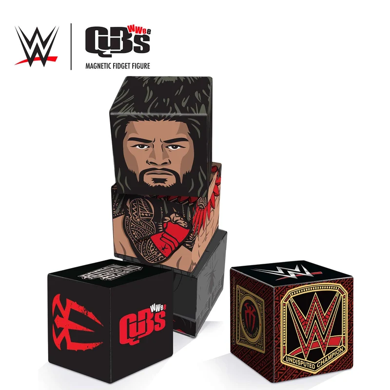 WWE Roman Reigns Qubee Magnetic Fidget Figure