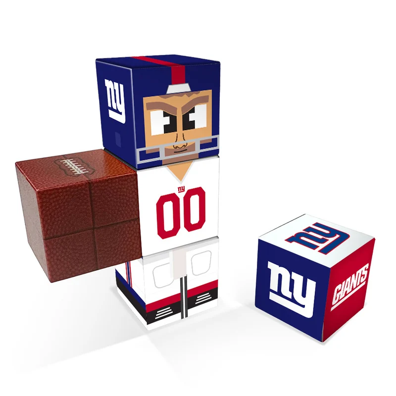 New York Giants Magnetic Qubees Fidget Building Cubes Away Jersey