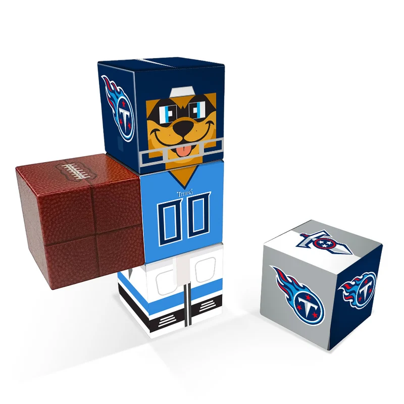 Tennessee Titans Magnetic Qubees Fidget Building Cubes