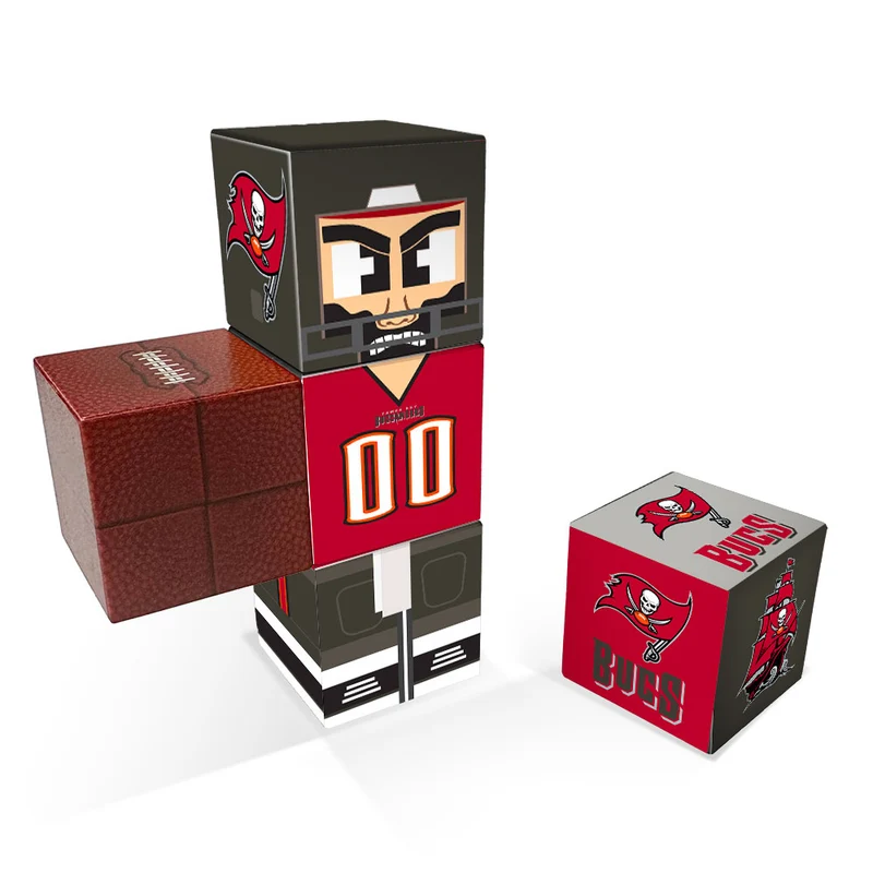 Tampa Bay Buccaneers Magnetic Qubees Fidget Building Cubes