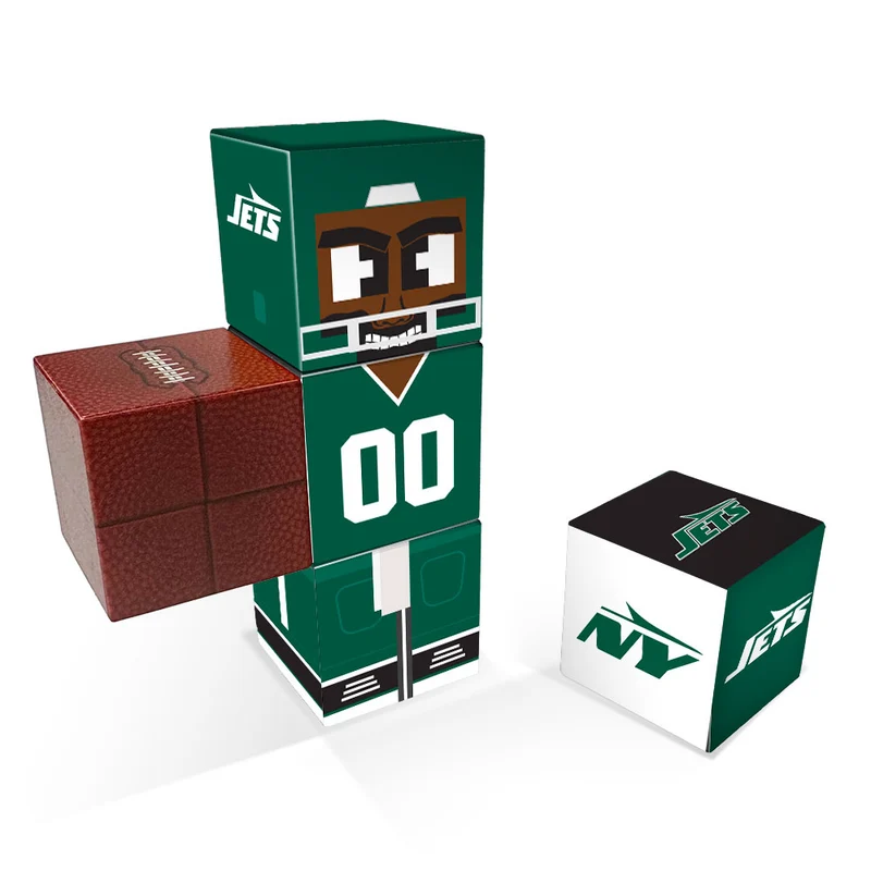 New York Jets Magnetic Qubees Fidget Building Cubes