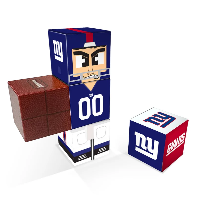 New York Giants Magnetic Qubees Fidget Building Cubes