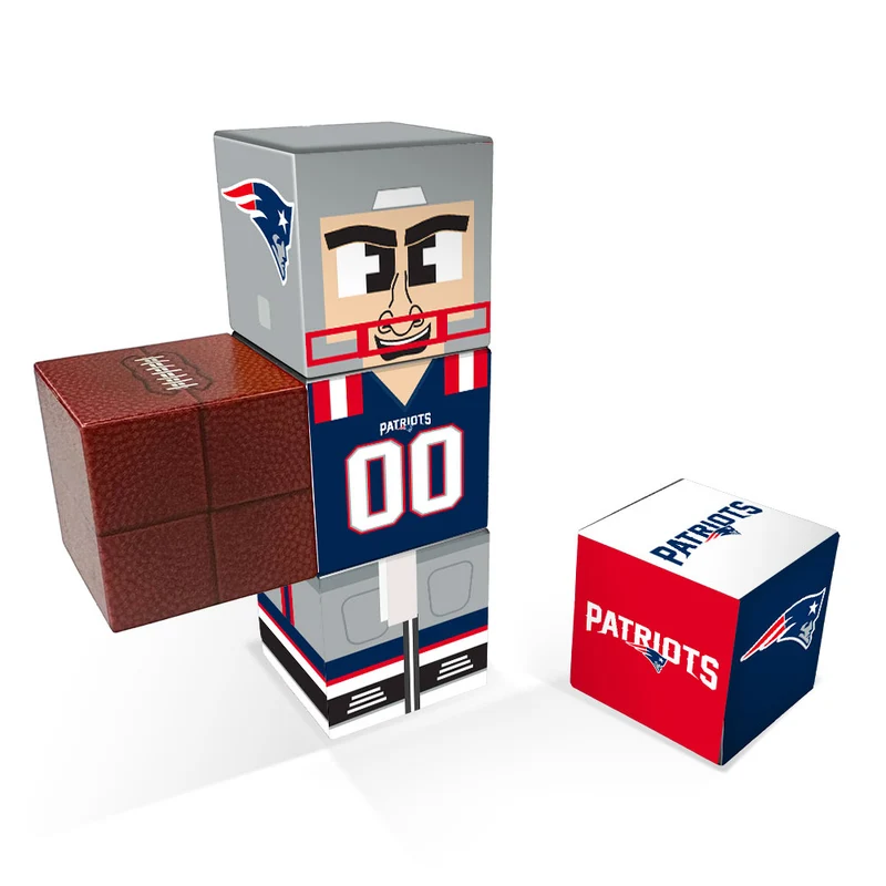New England Patriots Magnetic Qubees Fidget Building Cubes