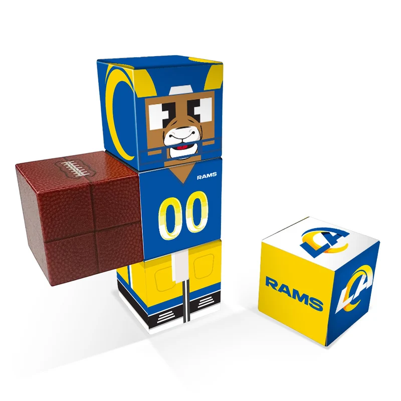 Los Angeles Rams Magnetic Qubees Fidget Building Cubes