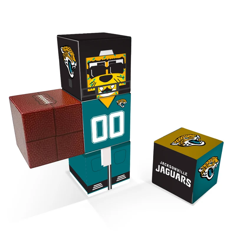 Jacksonville Jaguars Magnetic Qubees Fidget Building Cubes