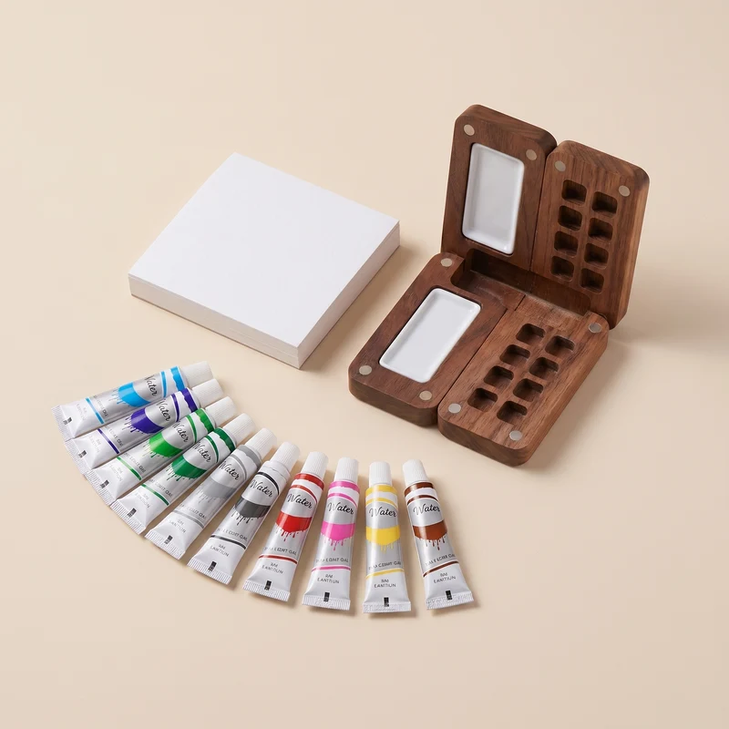 Set de Mini‑Aquarelles Portable