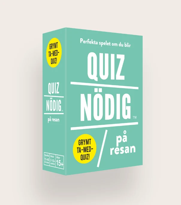 Sällskapsspel QuizNödig - På resan