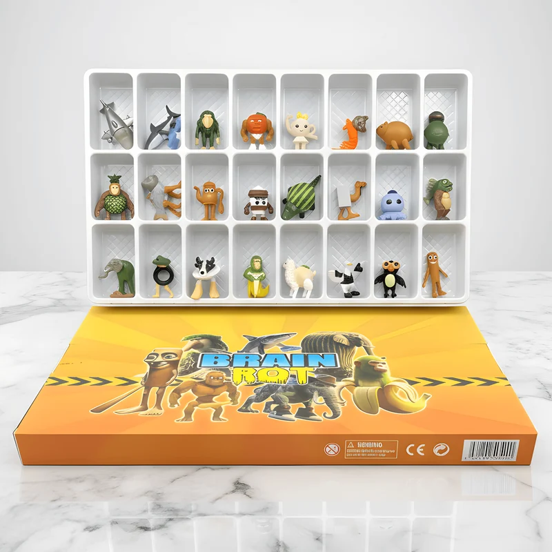MiniFun – Italienska Mindrot Karaktärer Set med 24 Olika Figurer