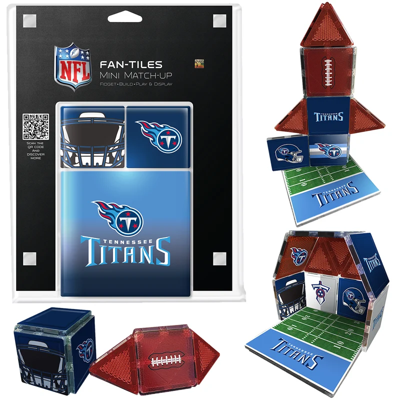 Tennessee Titans Mini Fan Tiles 17 Piece Set